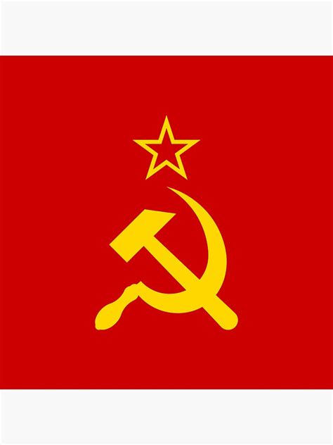 "Flag of USSR - Soviet Union Flag" Sticker for Sale by ArgosDesigns ...