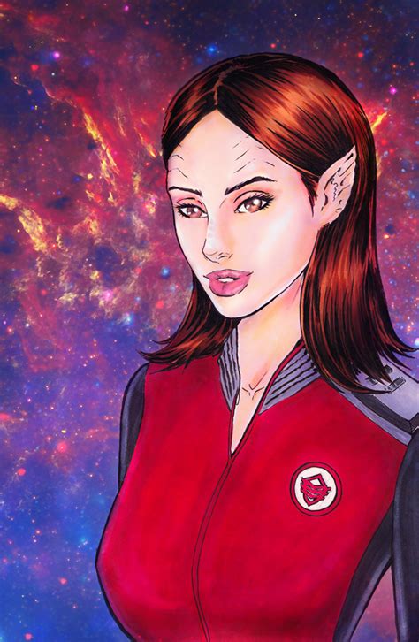 Alara - The Orville - 11x17 art print by Alfred Trujillo and Cara Nicole on Storenvy