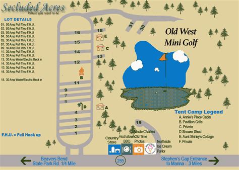 RV & Tent Camp - Beavers Bend Secluded Acres