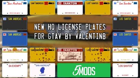 GTAV License Plates Complete Pack - GTA5-Mods.com