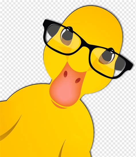 Duck With Sunglasses Clipart Png