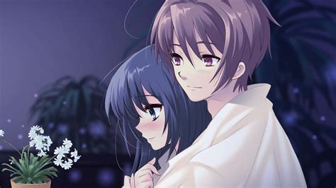 Download This Japanese anime couple are having a romantic moment ...