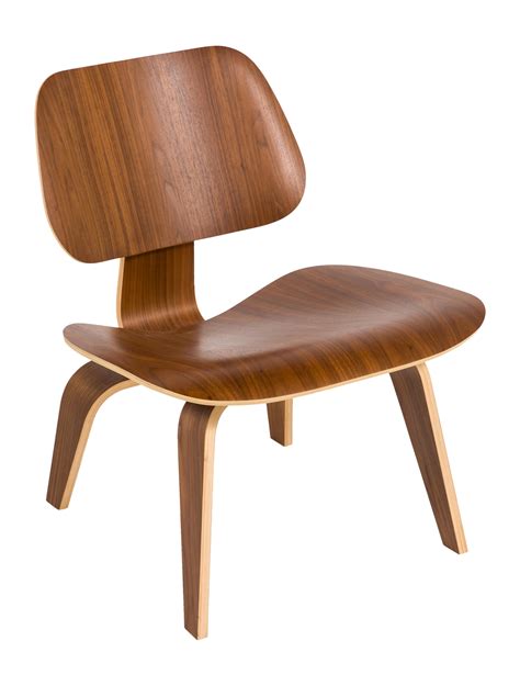 Herman Miller Eames LCW Molded Plywood Lounge Chair - Brown Outdoor, Furniture - HRMIL20085 ...