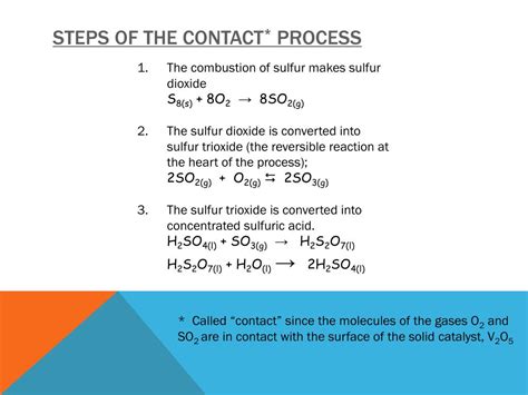 PPT - The Contact process PowerPoint Presentation, free download - ID:3853719