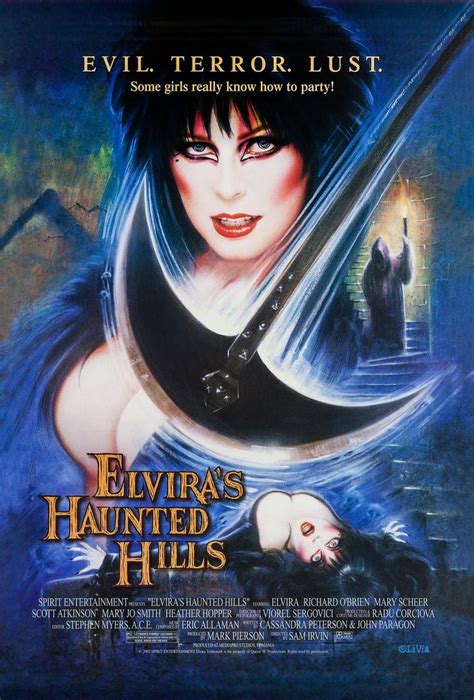 Original Elvira's Haunted Hills large movie poster | Elvira / Cassandra Peterson | Pinterest ...