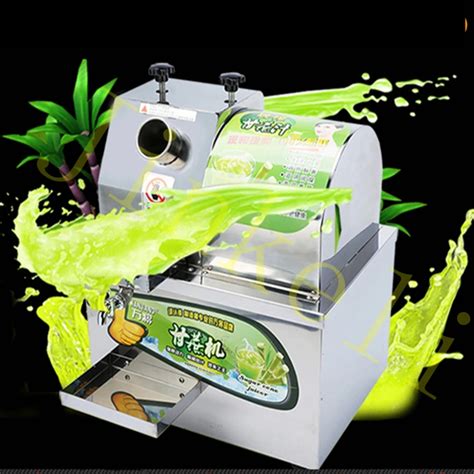 free shipping tabletop 24V electric Sugar cane juicer machine sugarcane juice extractor machine ...