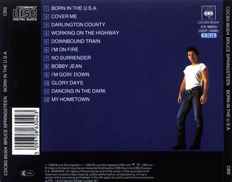 Gigadiscos: Bruce Springsteen - Born in the U.S.A.