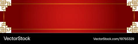 Empty chinese banner Royalty Free Vector Image