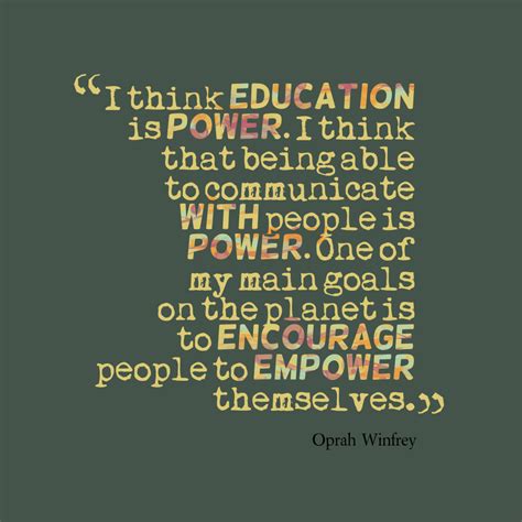 Education Quotes Oprah Winfrey - Quotes for Mee