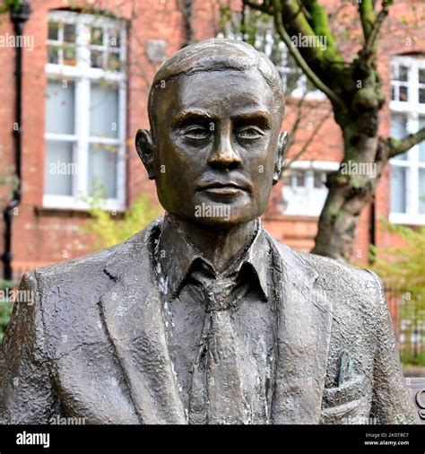 Alan Turing statue Stock Photo - Alamy