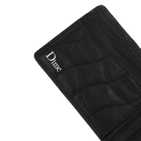 Dime Quilted Bifold Wallet (Black) - DIME23D1F46BLK - Consortium