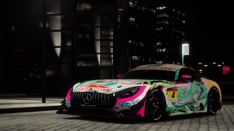 2017 Goodsmile Racing Hatsune Miku AMG GT3 - GTA5-Mods.com