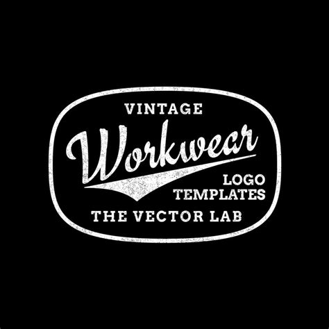 Vintage Workwear Logo Templates - TheVectorLab