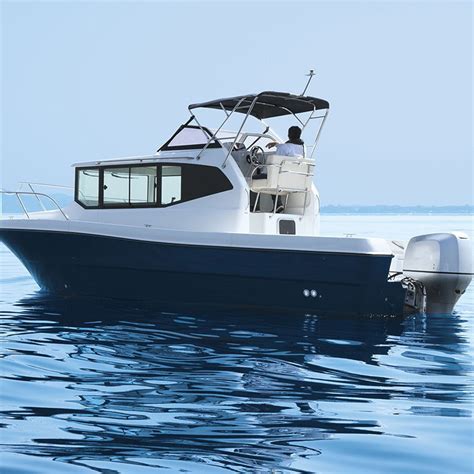 8.45m/28FT Aluminum Stable Flybridge Speed Cabin Fishing Boat - China ...