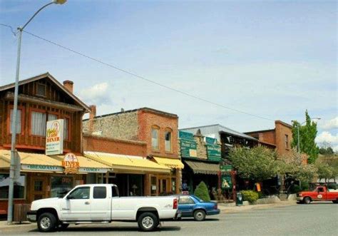 Prairie City, Oregon is almost totally surrounded by national forests.