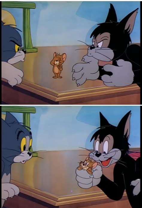 Blank Shocked Tom And Jerry Meme Template