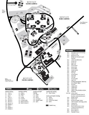 Bentley University: Campus Map