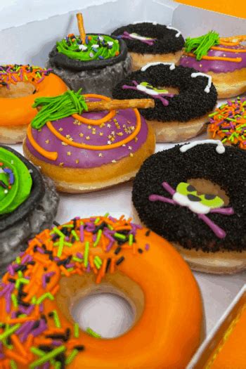 Krispy Kreme Just Released Halloween Themed Doughnuts Including One Decorated With a Witch’s Broom