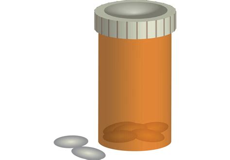 Free Pill Bottle Vector