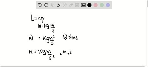 SOLVED:Express the units of angular momentum (a) using only the ...