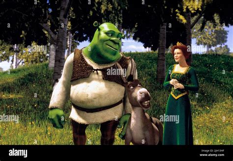 SHREK,DONKEY,FIONA, SHREK, 2001 Stock Photo - Alamy