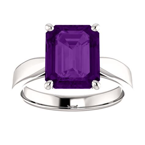 Ring Mountings Emerald Cut | NW Gems & Diamonds