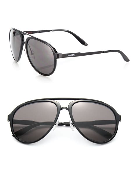 Lyst - Carrera 58mm Aviator Sunglasses in Black for Men