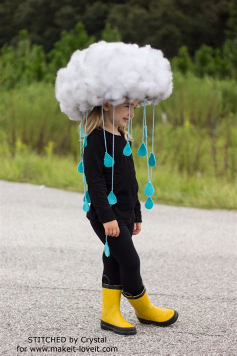 Make a Quick & Easy RAIN CLOUD COSTUME...for all ages! | Make It and Love It