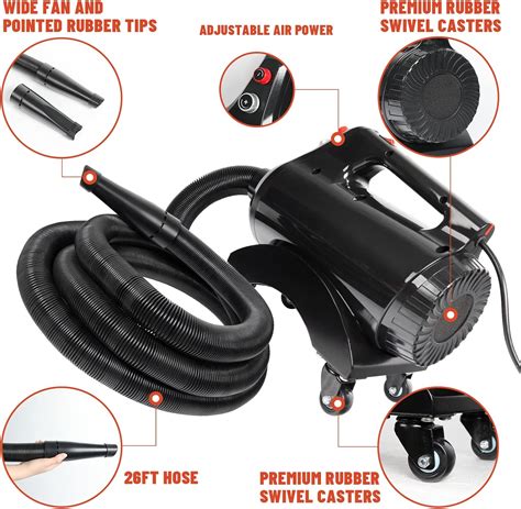 Buy Car Dryer Blower Powerful Car Detailing Car Wash Dryer with 26 Ft ...