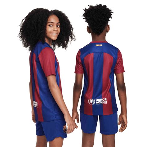 Kids Nike Barcelona Home Jersey - 2023/24 - SoccerPro