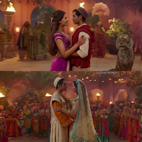 ‼️ALADDIN SPOILER WARNING!!‼️⚠️ 🕌Iconic scene! Loved how it transitioned to there wedding scene ...