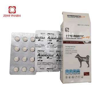 Pet Deworming Fenbendazole Praziquantel Tablet For Dogs Cat - Buy ...