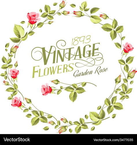 Vintage flowers Royalty Free Vector Image - VectorStock