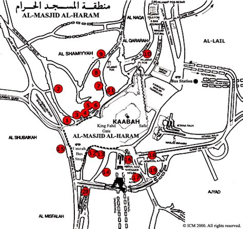 Masjid Al Haram Map Makkah |u/c| Holy Mosque Mataf Expansion - Islam Pedia