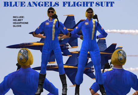 Second Life Marketplace - BLUE ANGELS FLIGHT SUIT