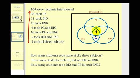 Solving Problems with Venn Diagrams | Word problems, Math word problems, Venn diagram problems