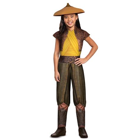 Buy DisguiseRaya Costume for Girls, Official Raya and the Last Dragon Costume for Kids, Disney ...