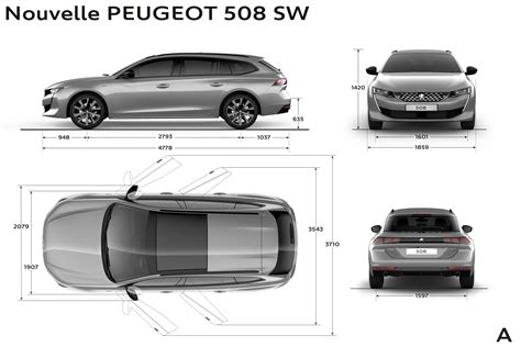 New Peugeot 508 SW – stylish estate makes its debut Peugeot 508 SW 20 ...