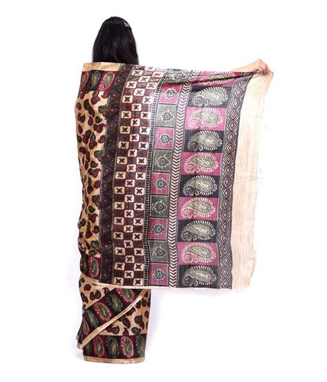 Pavani Saree Beige Art Silk Saree - Buy Pavani Saree Beige Art Silk Saree Online at Low Price ...