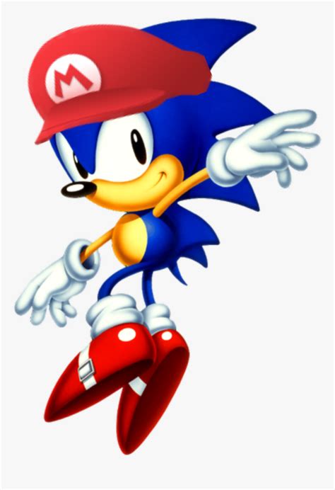 Mario Hat Sonic - Classic Sonic 2d, HD Png Download , Transparent Png ...