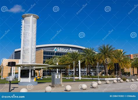 The Addition Financial Arena on the University of Central Florida Campus Editorial Photography ...