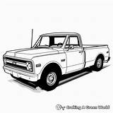 Chevy Truck Coloring Pages  Free & Printable sketch template