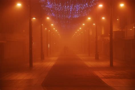 Free Images : fog, road, night, highway, weather, street light, lighting, flash, noir, closed ...