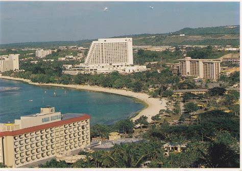 Tumon Bay hotels - Guam 1998 postcard | Postcard received fr… | Flickr