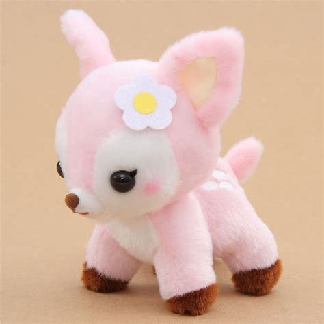 small pink cute deer Koijika no Latte plush toy Japan - modeS4u