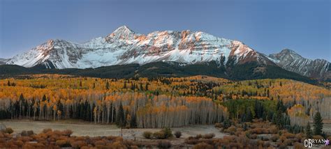 Wilson Peak Sunrise Panorama - Wildernessshots Photography