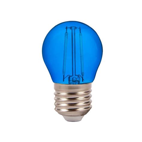 AMPOULE LED E27 G45 Filament 2W Bleue V-TAC VT-2132