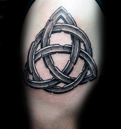 57 Triquetra Tattoo Designs for Men [2024 Inspiration Guide] | Stone tattoo, Tattoo designs men ...