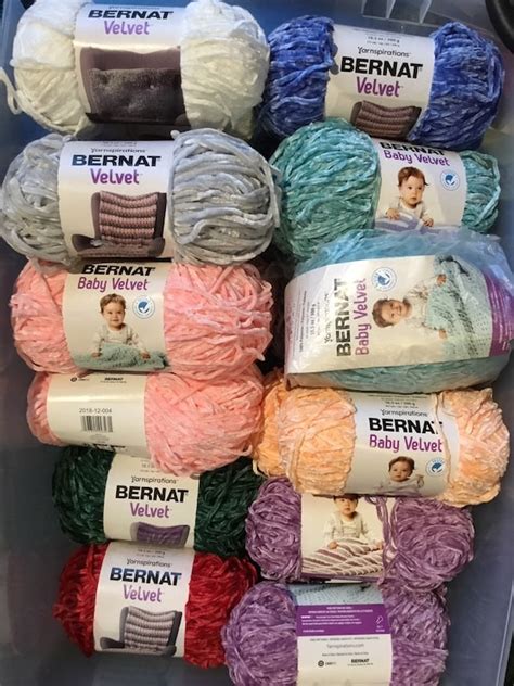 Bernat Velvet Yarn 300g / Many Colours to Choose From and | Etsy