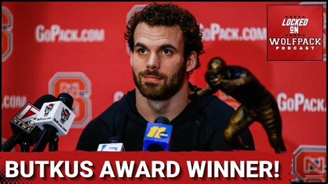 NC State Linebacker Payton Wilson Wins the Dick Butkus Award | NC State Podcast - YouTube